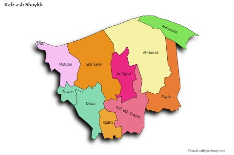 Sample Maps for Kafr ash Shaykh (colored,shadowy)