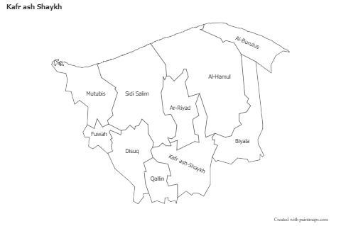 Sample Maps for Kafr ash Shaykh (black-white)