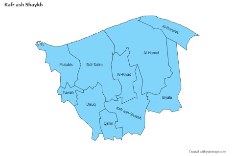 Sample Maps for Kafr ash Shaykh (blue,outline,shadowy)