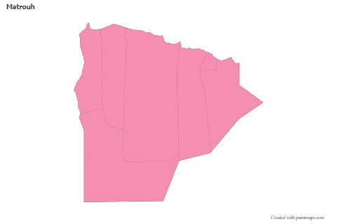 Matrouh için Örnek Haritalar (pembe,anahat)