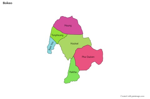 Sample Maps for Bokeo (colored)