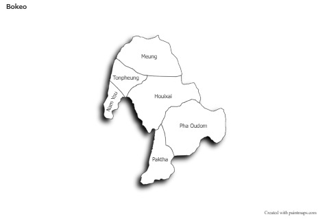 Sample Maps for Bokeo (black-white,shadowy)