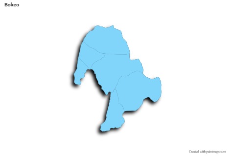 Sample Maps for Bokeo (blue,outline,shadowy)