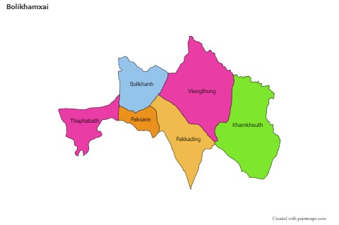 Sample Maps for Bolikhamxai (colored)