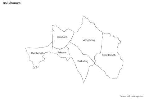 Sample Maps for Bolikhamxai (black-white)