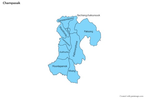 Sample Maps for Champasak (blue)