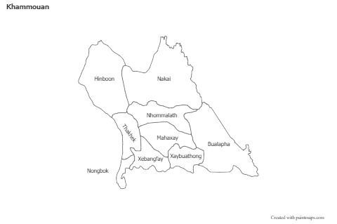 Sample Maps for Khammouan (black-white)