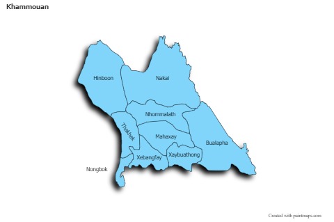 Sample Maps for Khammouan (blue,shadowy)