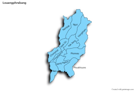 Sample Maps for Louangphrabang (blue)