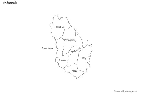 Sample Maps for Phôngsali (black-white)