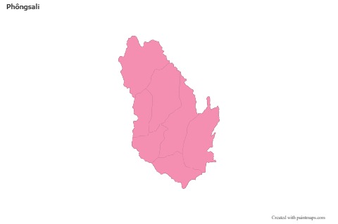 Sample Maps for Phôngsali (pink,outline)