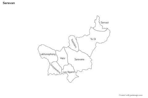 Saravan için Örnek Haritalar (siyah-beyaz)