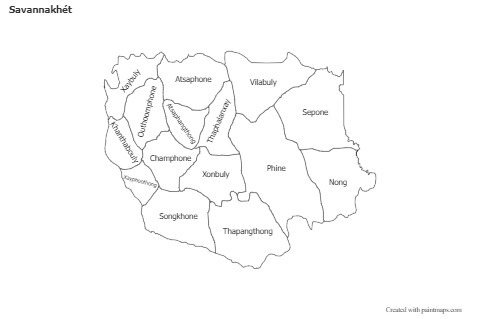 Sample Maps for Savannakhét (blue,shadowy)