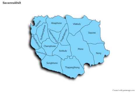 Sample Maps for Savannakhét (blue)