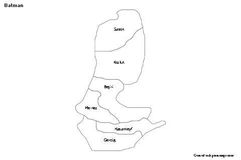 Sample Maps for Batman (black-white)