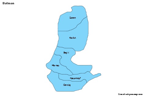 Sample Maps for Batman (blue)