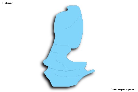 Sample Maps for Batman (blue,outline,shadowy)