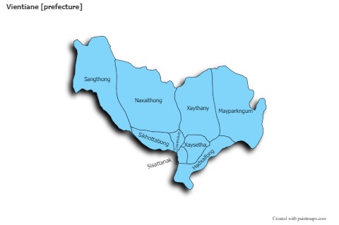 Sample Maps for Vientiane [prefecture] (blue,shadowy)