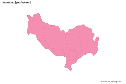 Sample Maps for Vientiane [prefecture] (pink,outline)