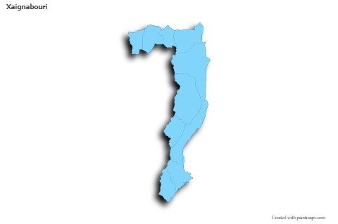Sample Maps for Xaignabouri (blue,outline,shadowy)