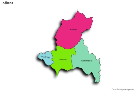 Sample Maps for Xékong (colored,shadowy)