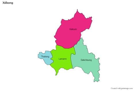 Sample Maps for Xékong (colored)