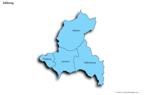 Sample Maps for Xékong (blue,shadowy)