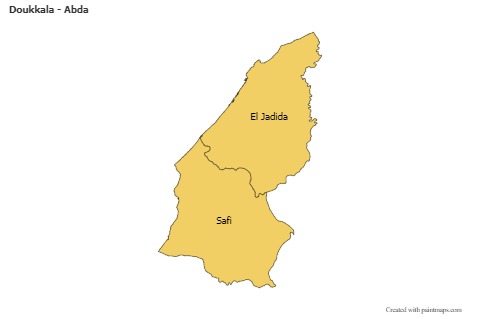Sample Maps for Doukkala - Abda (colored)