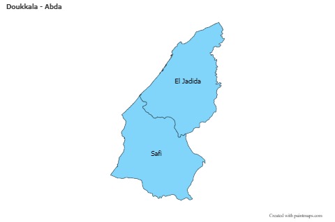 Sample Maps for Doukkala - Abda (blue)