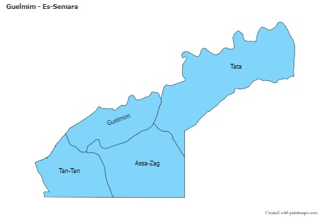 Sample Maps for Guelmim - Es-Semara (blue)