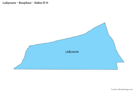 Sample Maps for Laâyoune - Boujdour - Sakia El H (blue)