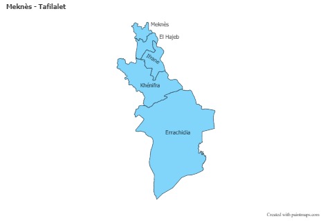 Sample Maps for Meknès - Tafilalet (blue)