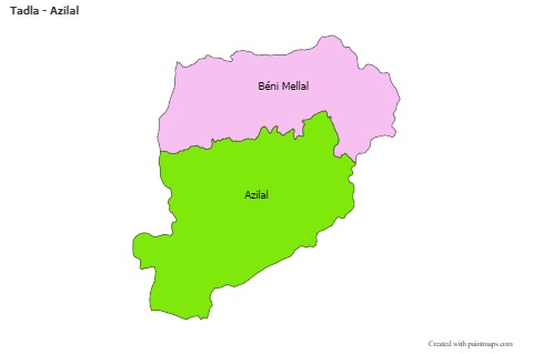 Sample Maps for Tadla - Azilal (colored)