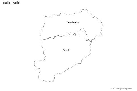 Sample Maps for Tadla - Azilal (black-white)