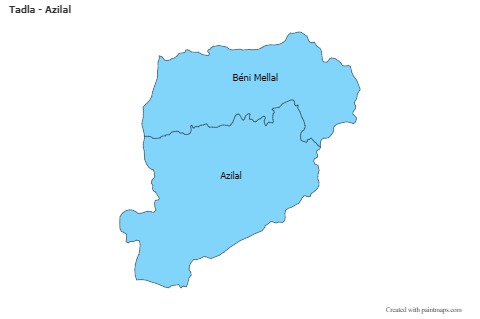 Sample Maps for Tadla - Azilal (blue)