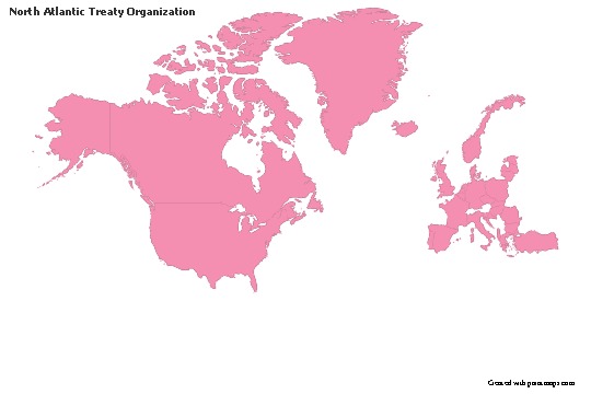 Mapas de muestra para Organización del Tratado del Atlántico Norte (rosa,contorno)