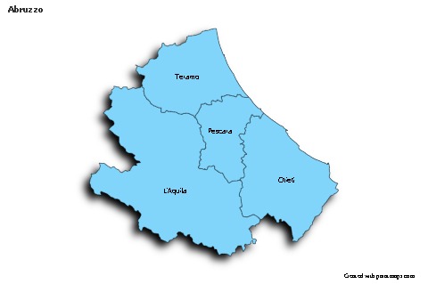 Sample Maps for Abruzzo (blue,shadowy)