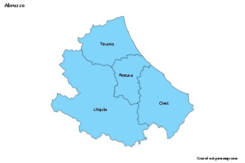 Sample Maps for Abruzzo (blue)