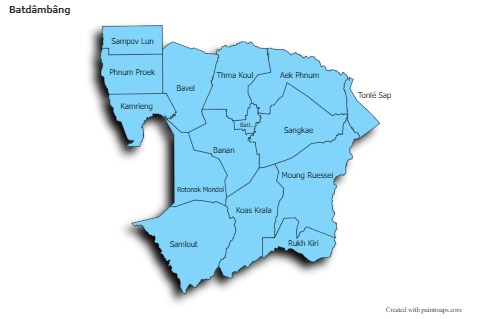 Sample Maps for Batdâmbâng (blue,shadowy)