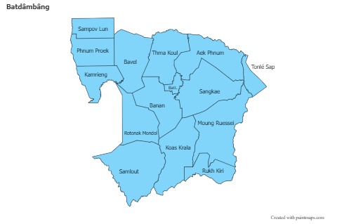 Sample Maps for Batdâmbâng (blue)
