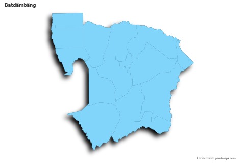 Sample Maps for Batdâmbâng (blue,outline,shadowy)