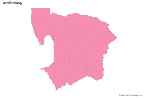 Sample Maps for Batdâmbâng (pink,outline)