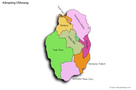 Sample Maps for Kâmpóng Chhnang (colored,shadowy)