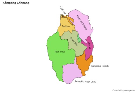 Sample Maps for Kâmpóng Chhnang (colored)