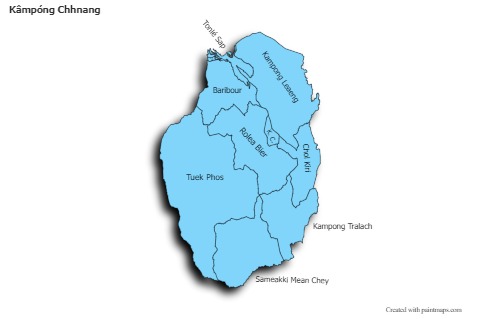 Sample Maps for Kâmpóng Chhnang (blue,shadowy)