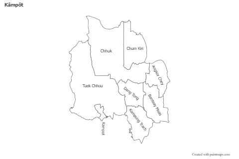 Sample Maps for Kâmpôt (black-white)