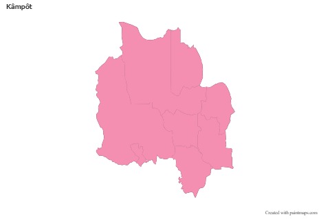 Sample Maps for Kâmpôt (pink,outline)