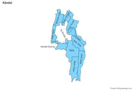 Sample Maps for Kândal (blue)