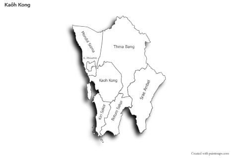 Sample Maps for Kaôh Kong (black-white,shadowy)
