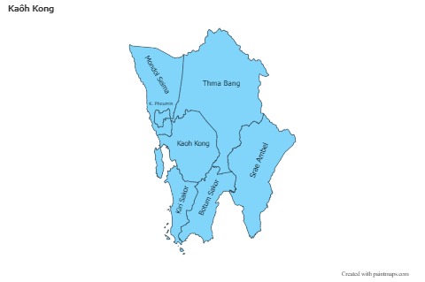 Sample Maps for Kaôh Kong (blue)